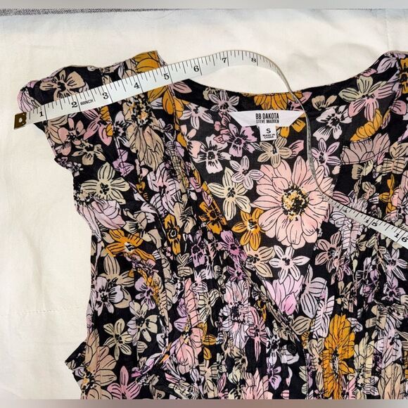 BB Dakota Steve Madden Women’s Small Ruffled mini Dress - Picture 9 of 15